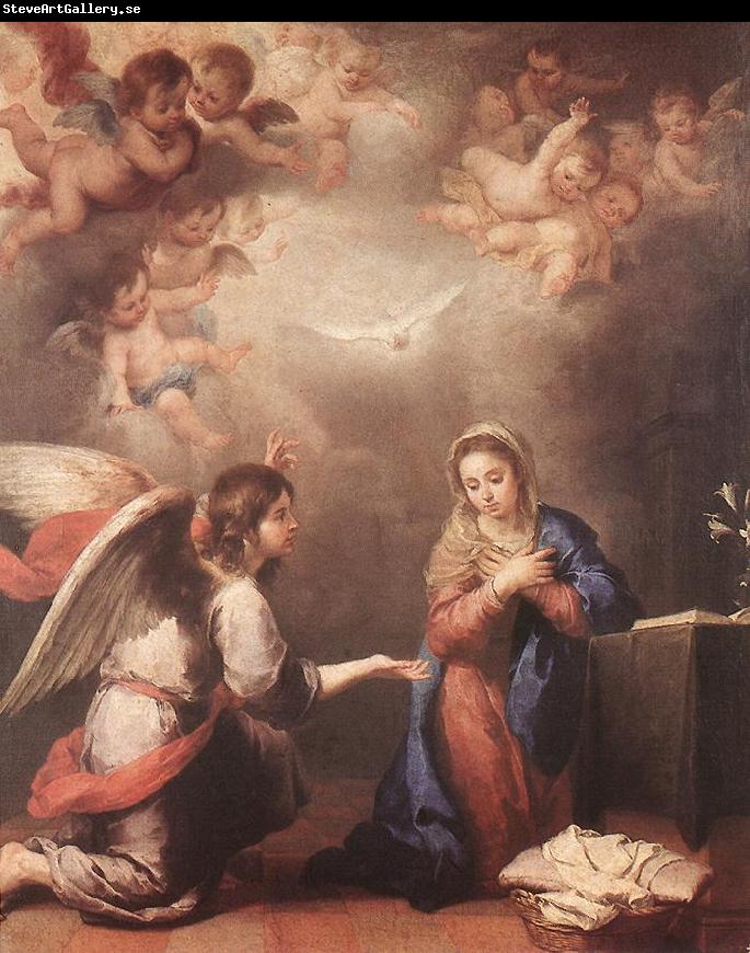 MURILLO, Bartolome Esteban Annunciation shyu